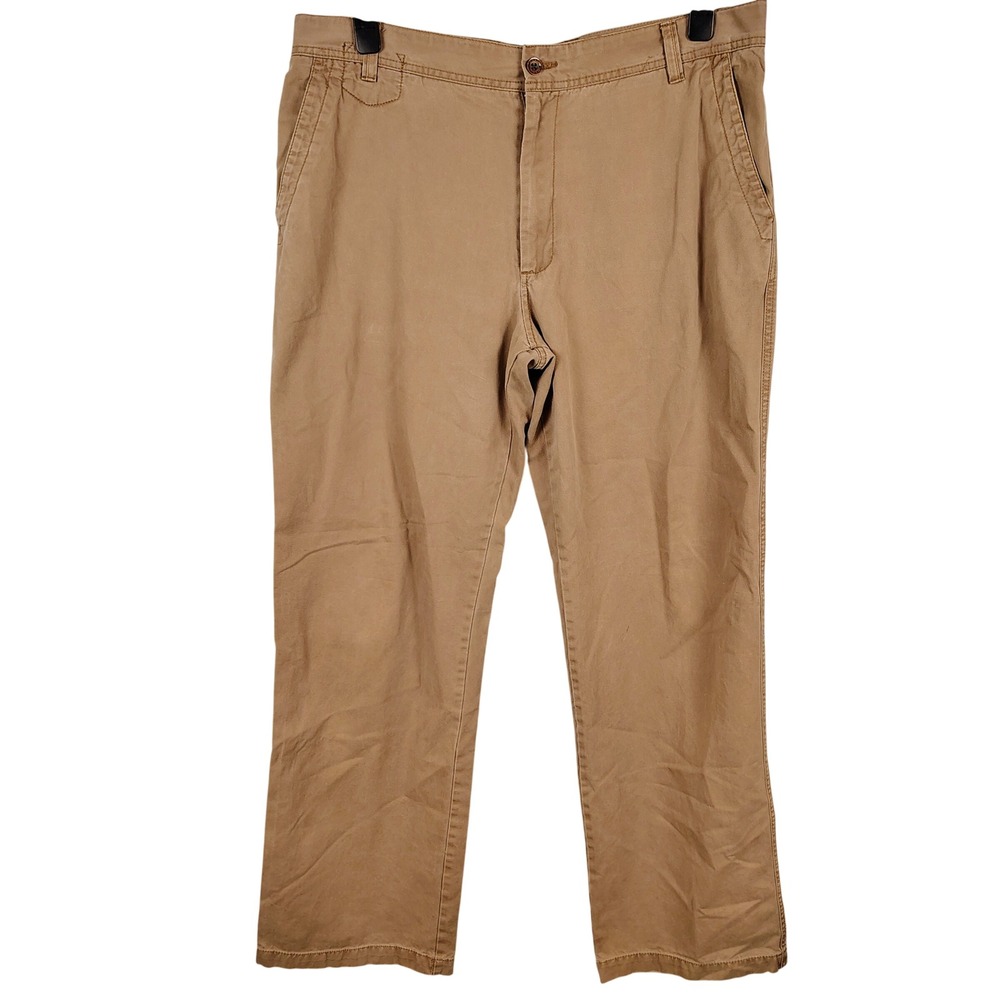 Old Navy Mens 38x36 Loose Fit Chino Pants Tan Cotton Twill Workwear Gorpcore